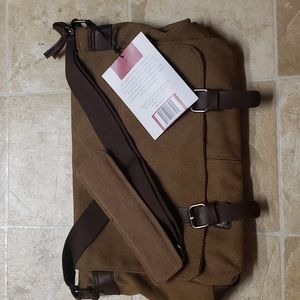 Greg Norman Canvas satchel